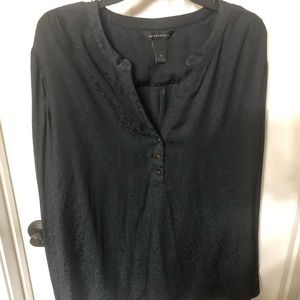 Black top, animal print